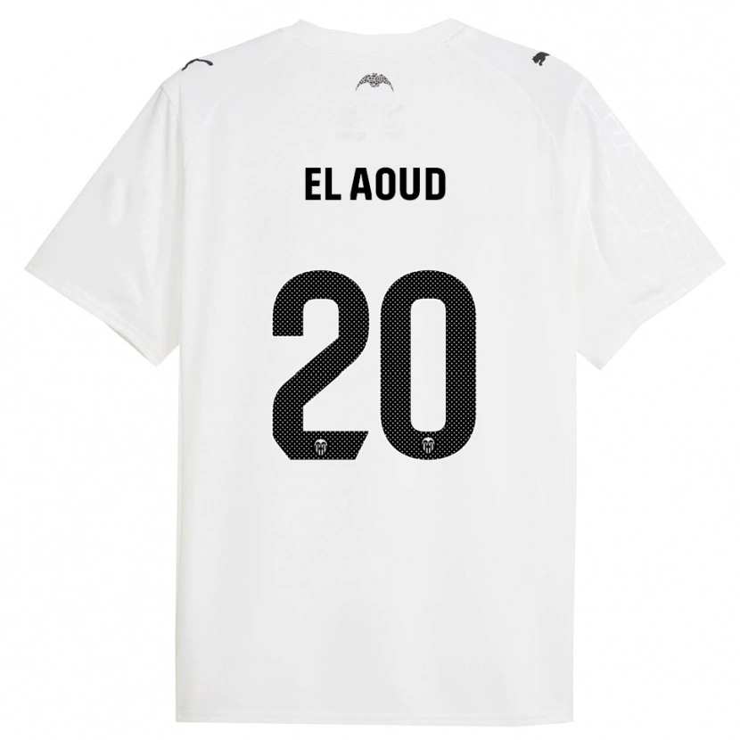 DanxenメンズIsmail El Aoud#20白黒ホームシャツ2025/26ジャージーユニフォーム