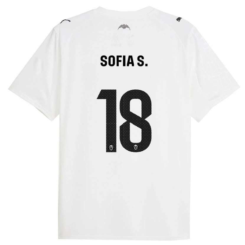 DanxenメンズSofia Silva#18白黒ホームシャツ2025/26ジャージーユニフォーム