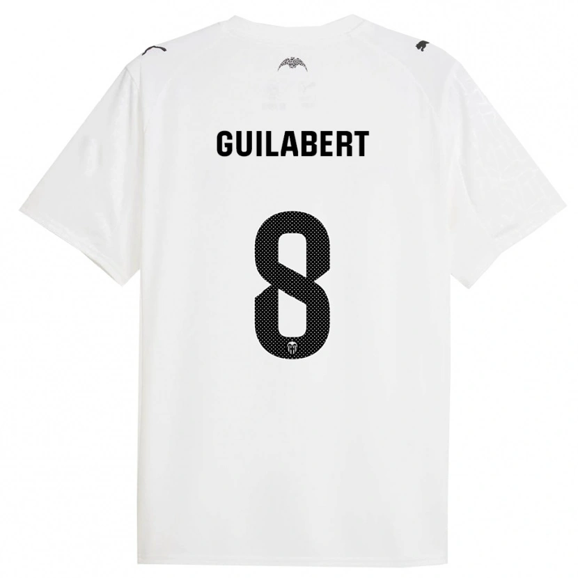 DanxenメンズMario Guilabert#8白黒ホームシャツ2025/26ジャージーユニフォーム