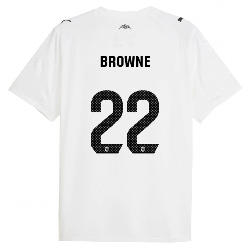 DanxenメンズPhoenetia Browne#22白黒ホームシャツ2025/26ジャージーユニフォーム