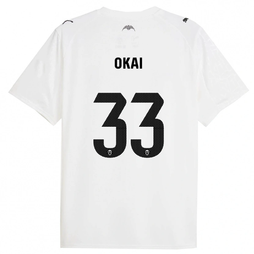 DanxenメンズLeslie Okai#33白黒ホームシャツ2025/26ジャージーユニフォーム