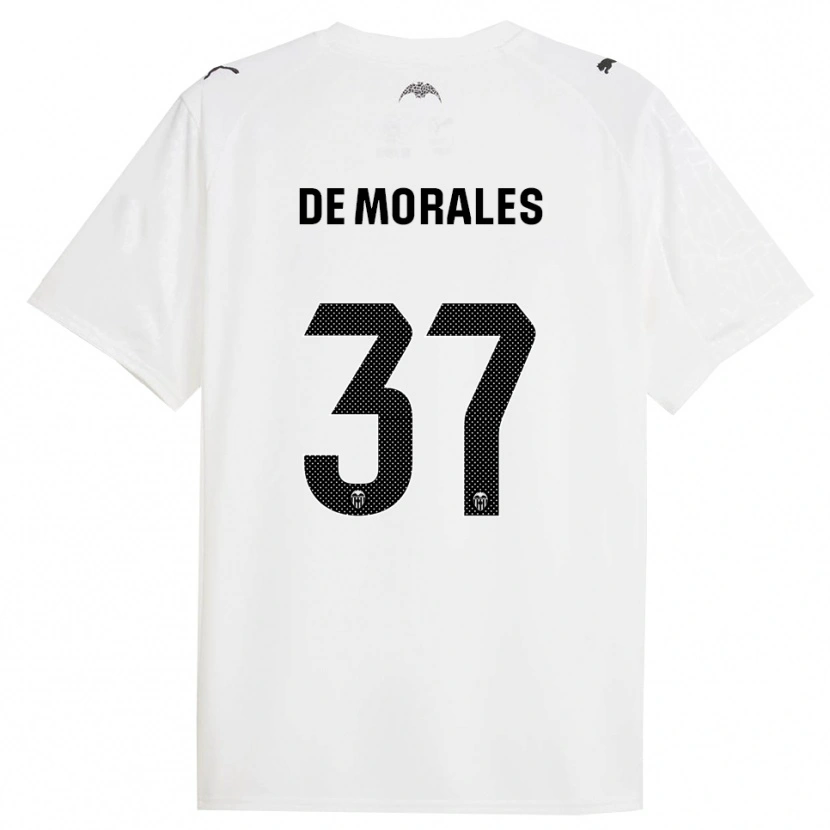 DanxenメンズRubén Muñoz De Morales#37白黒ホームシャツ2025/26ジャージーユニフォーム