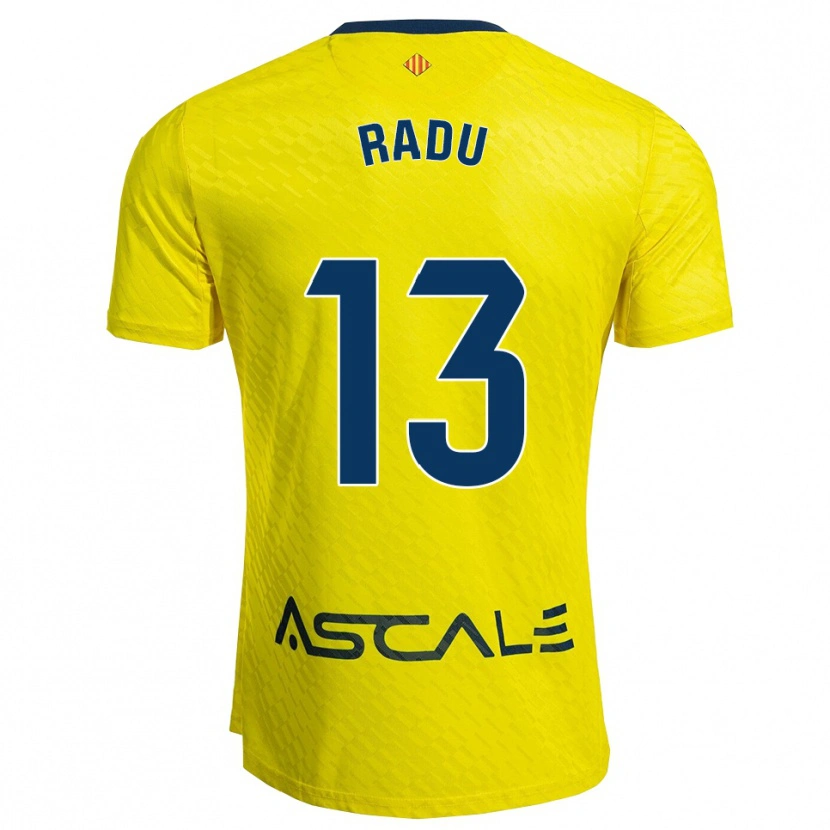 DanxenメンズSasha Radu#13黄紺ホームシャツ2025/26ジャージーユニフォーム