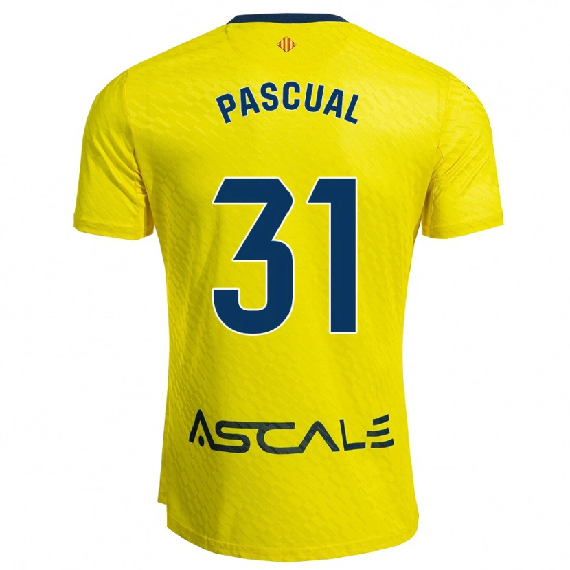 DanxenメンズPablo Pascual#31黄紺ホームシャツ2025/26ジャージーユニフォーム