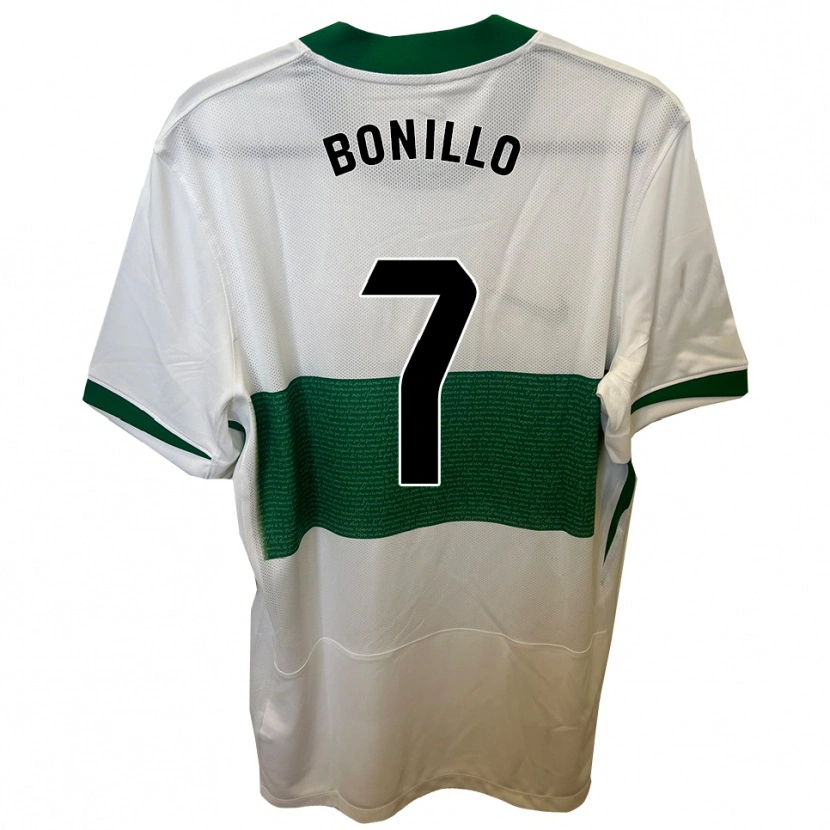 DanxenメンズHaizam Bonillo#7白緑ホームシャツ2025/26ジャージーユニフォーム