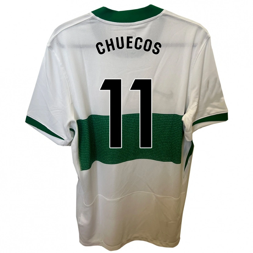 DanxenメンズDani Chuecos#11白緑ホームシャツ2025/26ジャージーユニフォーム
