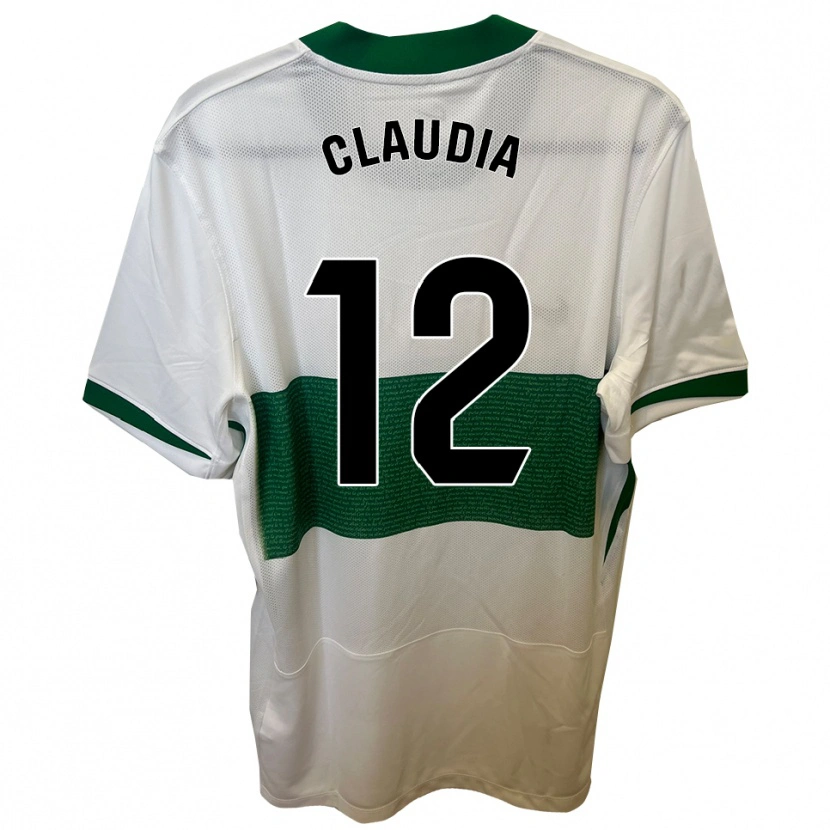 DanxenメンズClaudia Rabasco Campello#12白緑ホームシャツ2025/26ジャージーユニフォーム