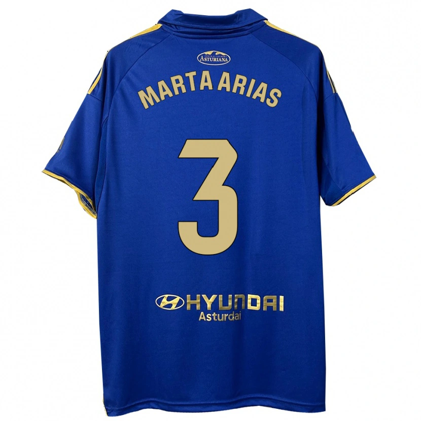 DanxenメンズMarta Arias#3青金ホームシャツ2025/26ジャージーユニフォーム
