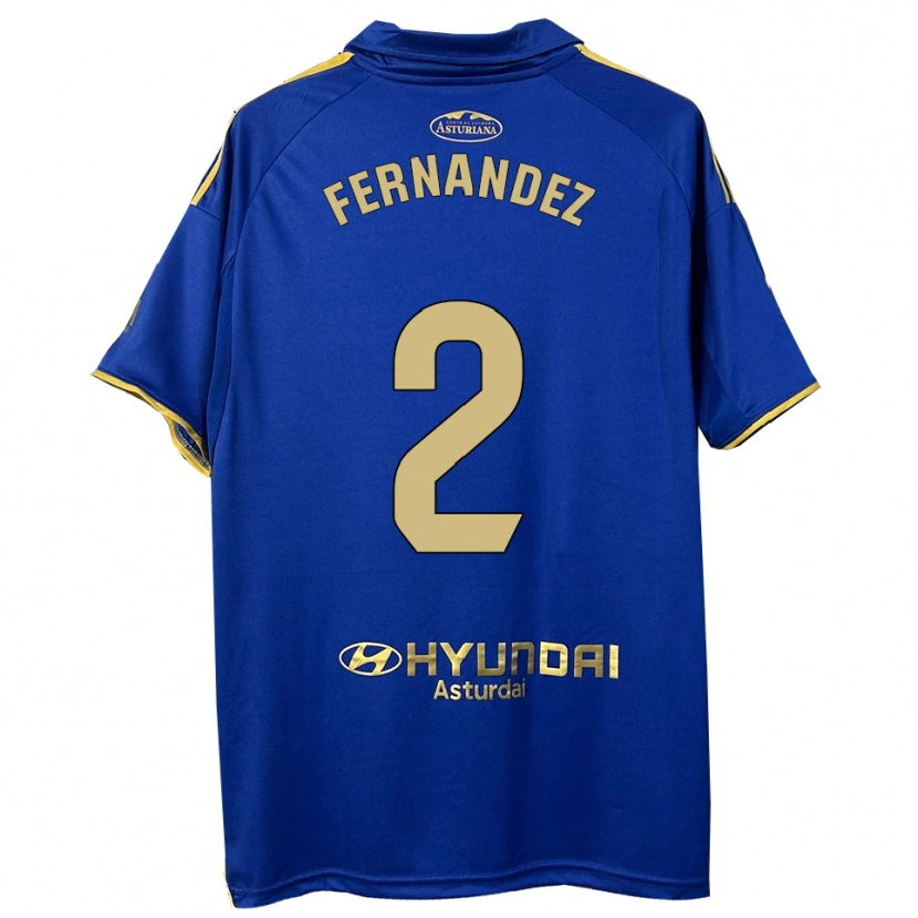 DanxenメンズAdrián Fernández#2青金ホームシャツ2025/26ジャージーユニフォーム