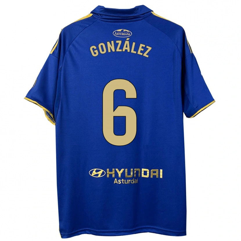 DanxenメンズYayo González#6青金ホームシャツ2025/26ジャージーユニフォーム