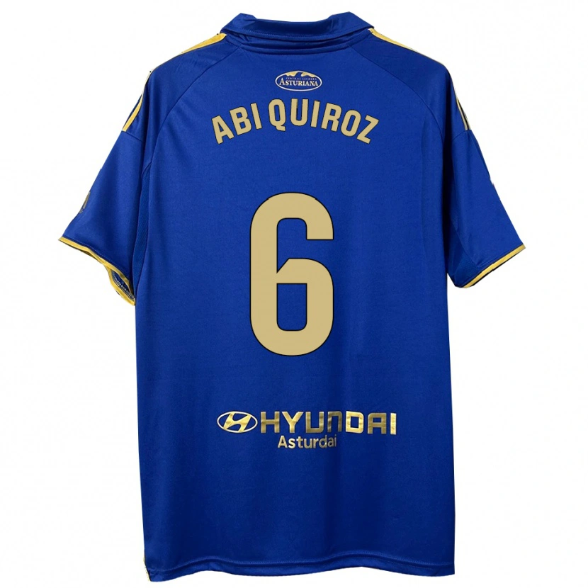 DanxenメンズAbi Quiroz#6青金ホームシャツ2025/26ジャージーユニフォーム