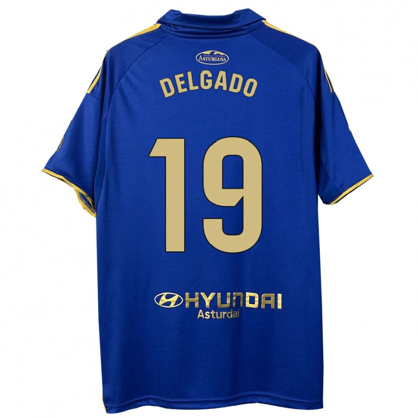 DanxenメンズJoaquín Delgado#19青金ホームシャツ2025/26ジャージーユニフォーム