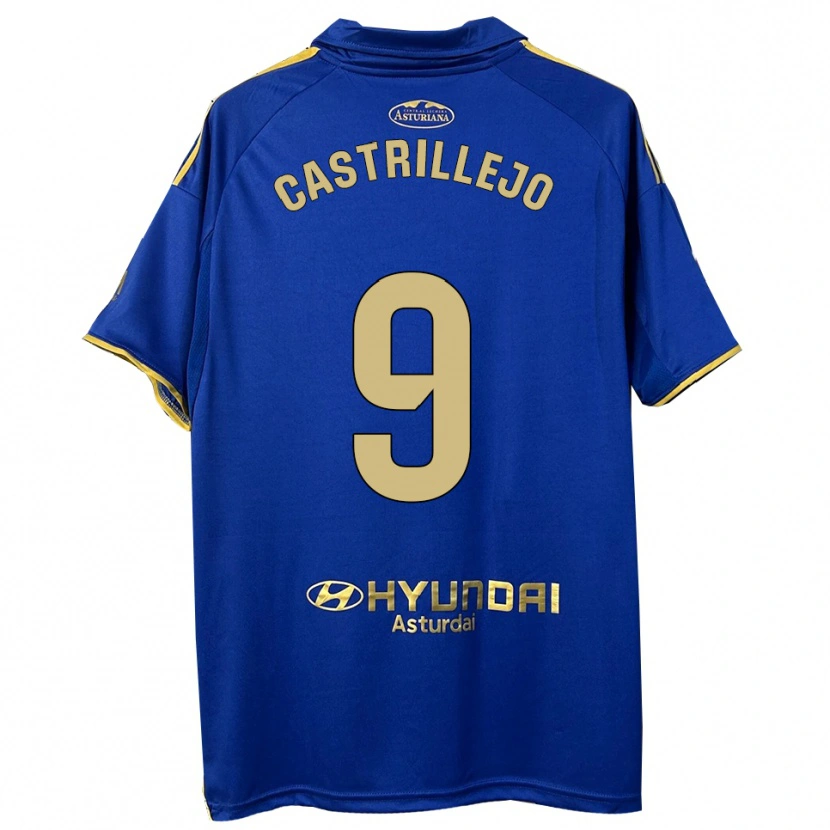 DanxenメンズGuillermo Castrillejo#9青金ホームシャツ2025/26ジャージーユニフォーム