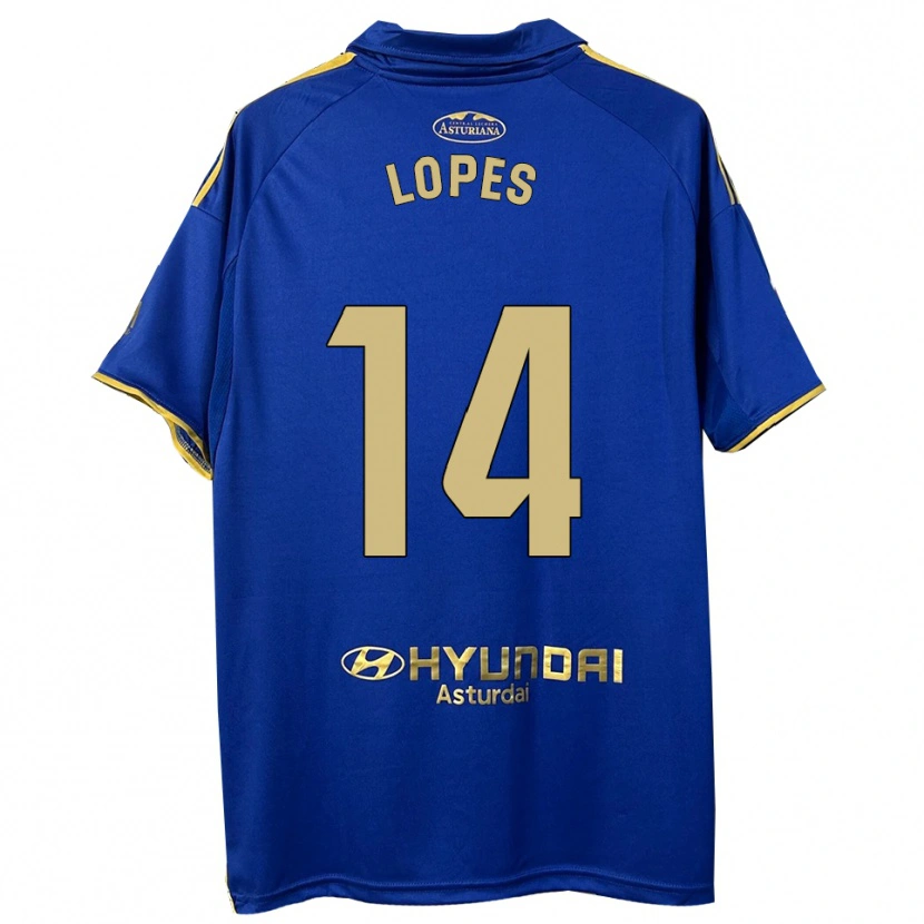 DanxenメンズAdrián Lopes#14青金ホームシャツ2025/26ジャージーユニフォーム
