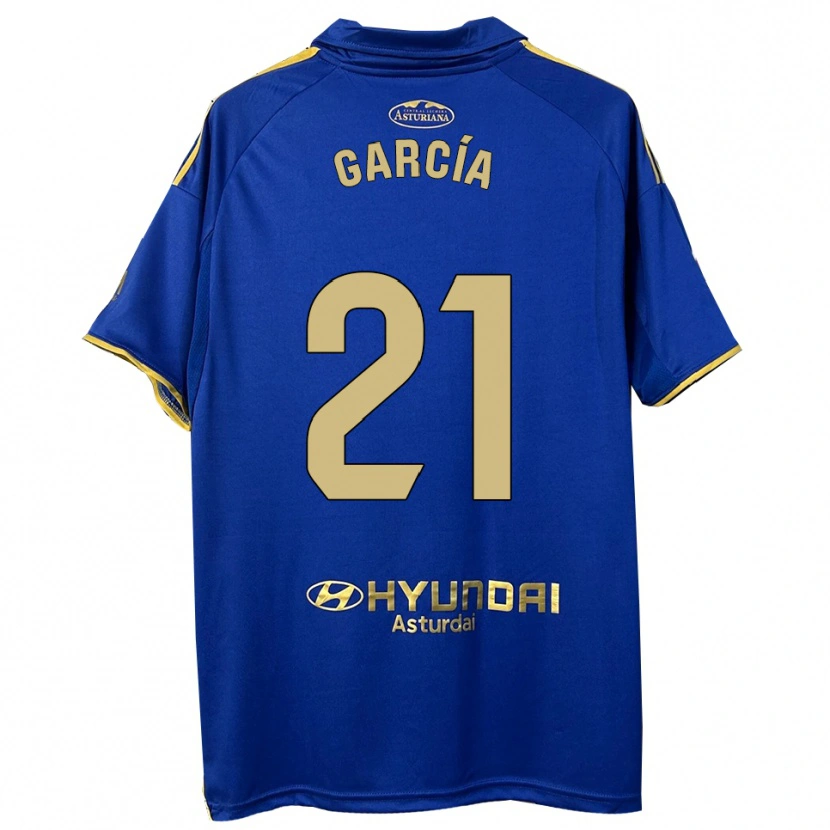 DanxenメンズPelayo García#21青金ホームシャツ2025/26ジャージーユニフォーム