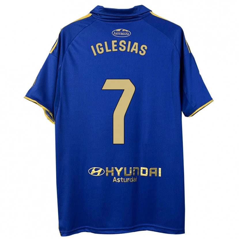 DanxenメンズMaría Iglesias Orviz#7青金ホームシャツ2025/26ジャージーユニフォーム