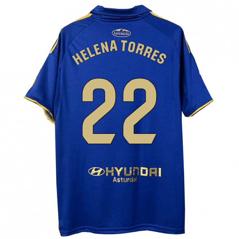 DanxenメンズHelena Torres Maiquez#22青金ホームシャツ2025/26ジャージーユニフォーム