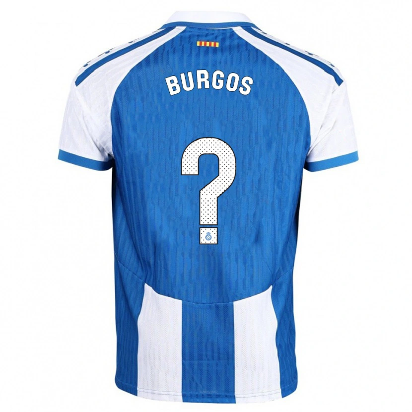 DanxenメンズHugo Burgos#0青白ホームシャツ2025/26ジャージーユニフォーム