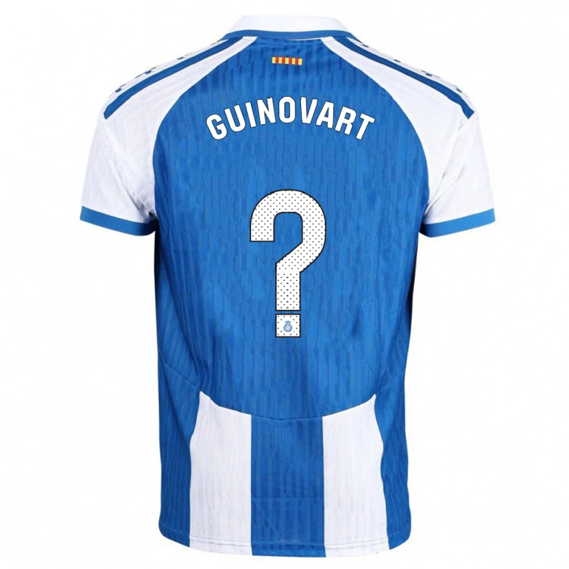 DanxenメンズMartí Guinovart#0青白ホームシャツ2025/26ジャージーユニフォーム
