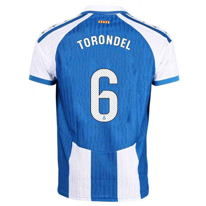 DanxenメンズHugo Torondel#6青白ホームシャツ2025/26ジャージーユニフォーム
