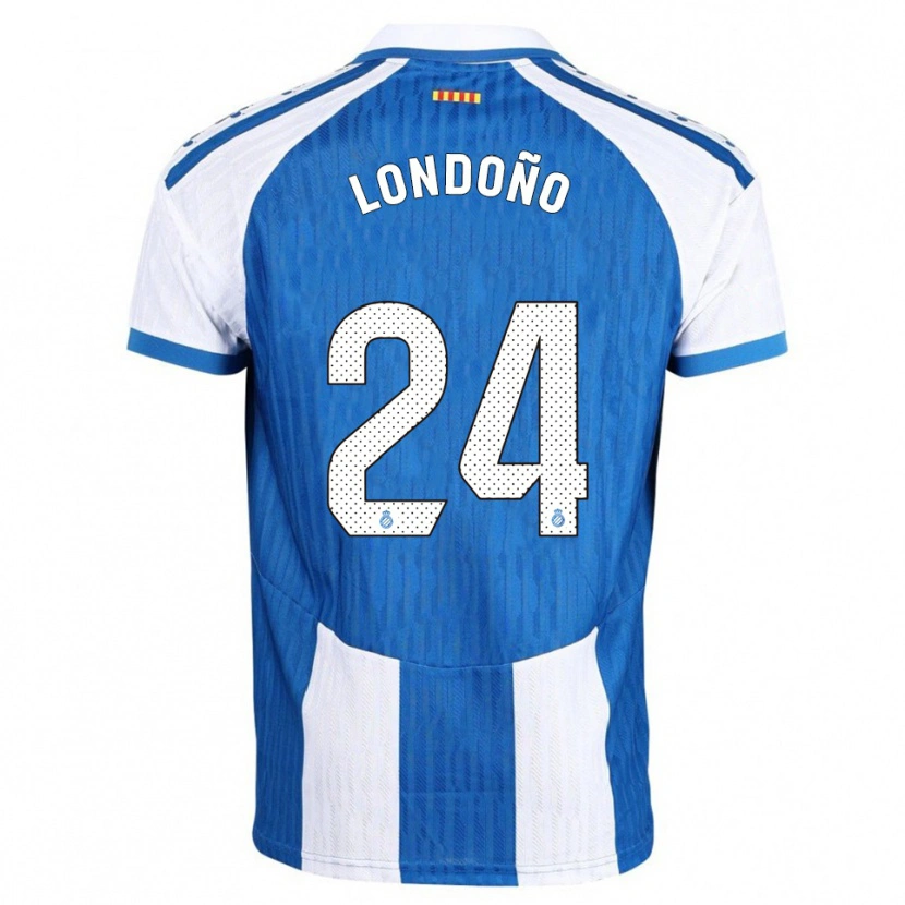 DanxenメンズMiguel Londoño#24青白ホームシャツ2025/26ジャージーユニフォーム