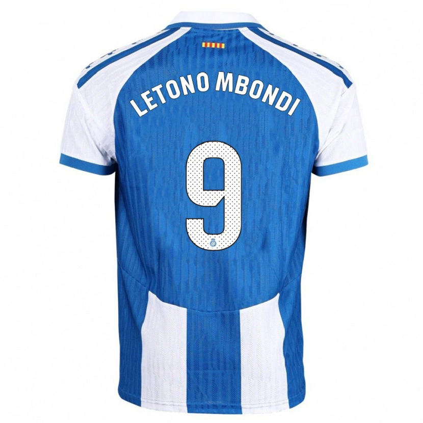 DanxenメンズChrist-Emmanuel Letono Mbondi#9青白ホームシャツ2025/26ジャージーユニフォーム