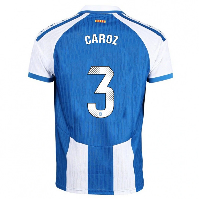DanxenメンズHugo Caroz#3青白ホームシャツ2025/26ジャージーユニフォーム