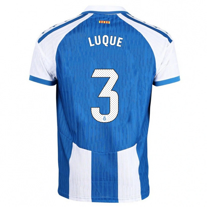 DanxenメンズGerard Luque#3青白ホームシャツ2025/26ジャージーユニフォーム