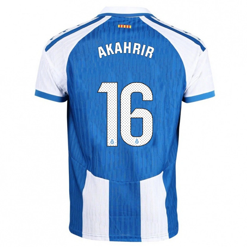 DanxenメンズMohamed Akahrir#16青白ホームシャツ2025/26ジャージーユニフォーム