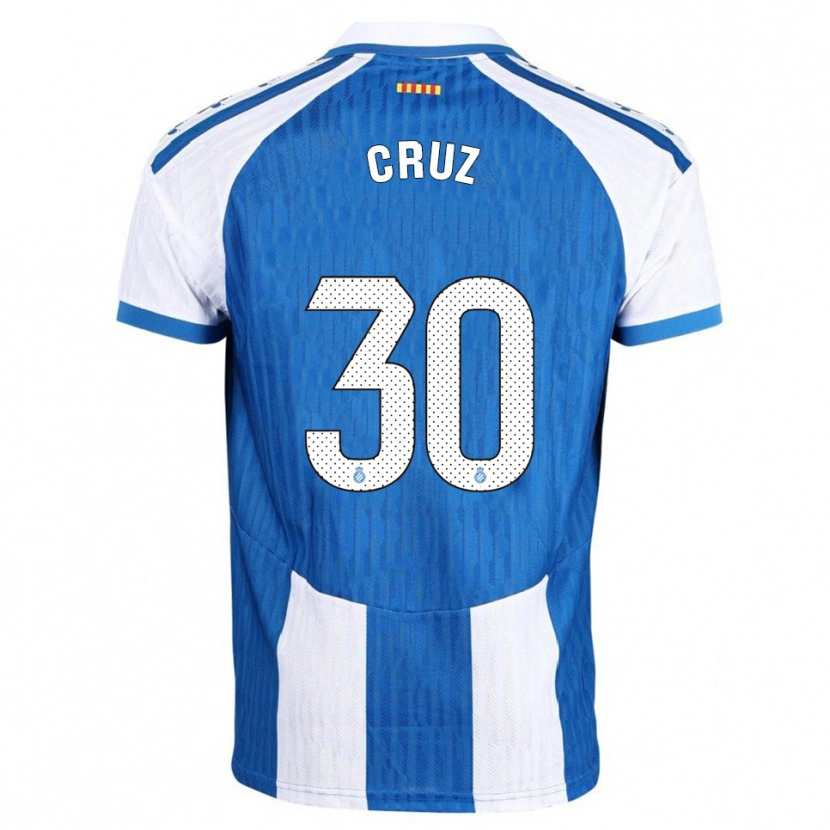 DanxenメンズDenis Cruz#30青白ホームシャツ2025/26ジャージーユニフォーム