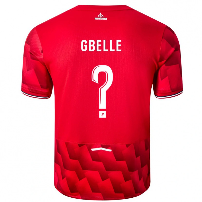 DanxenメンズArthur Gbelle#0赤白ホームシャツ2025/26ジャージーユニフォーム