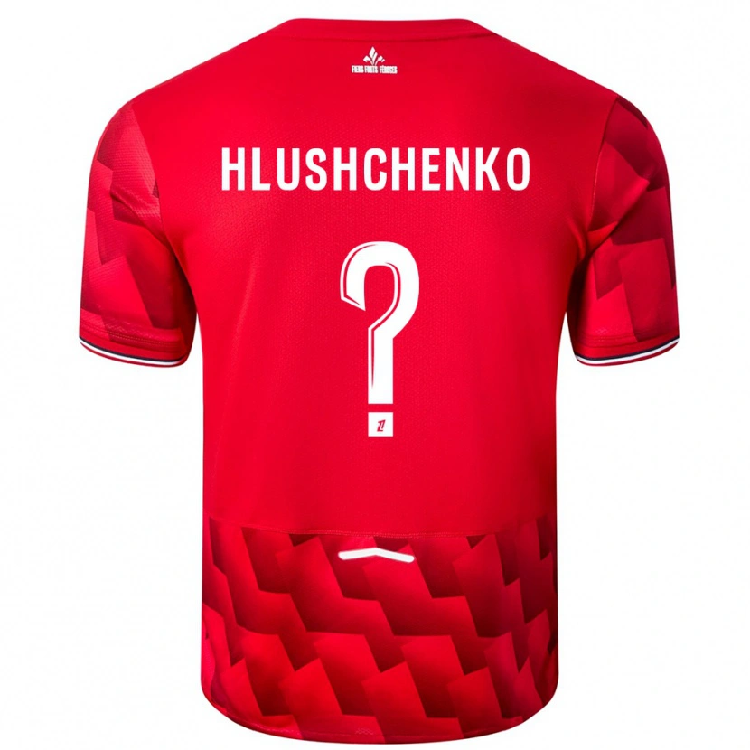 DanxenメンズInna Hlushchenko#0赤白ホームシャツ2025/26ジャージーユニフォーム