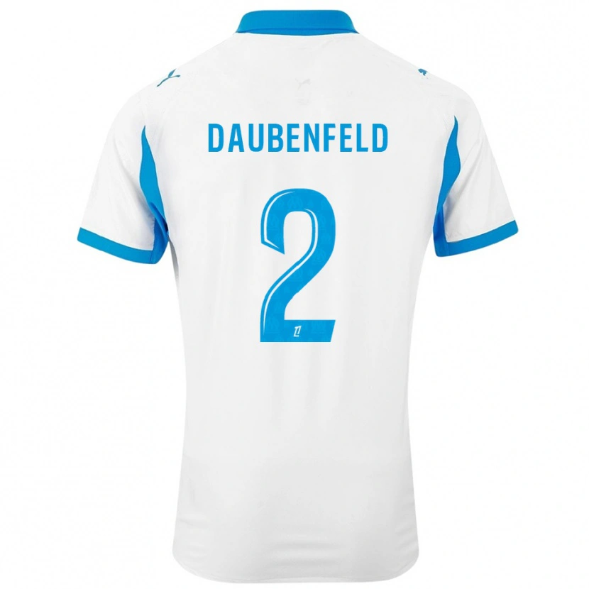 Danxenメンズルーカス・ダウベンフェルド#2白空色ホームシャツ2025/26ジャージーユニフォーム