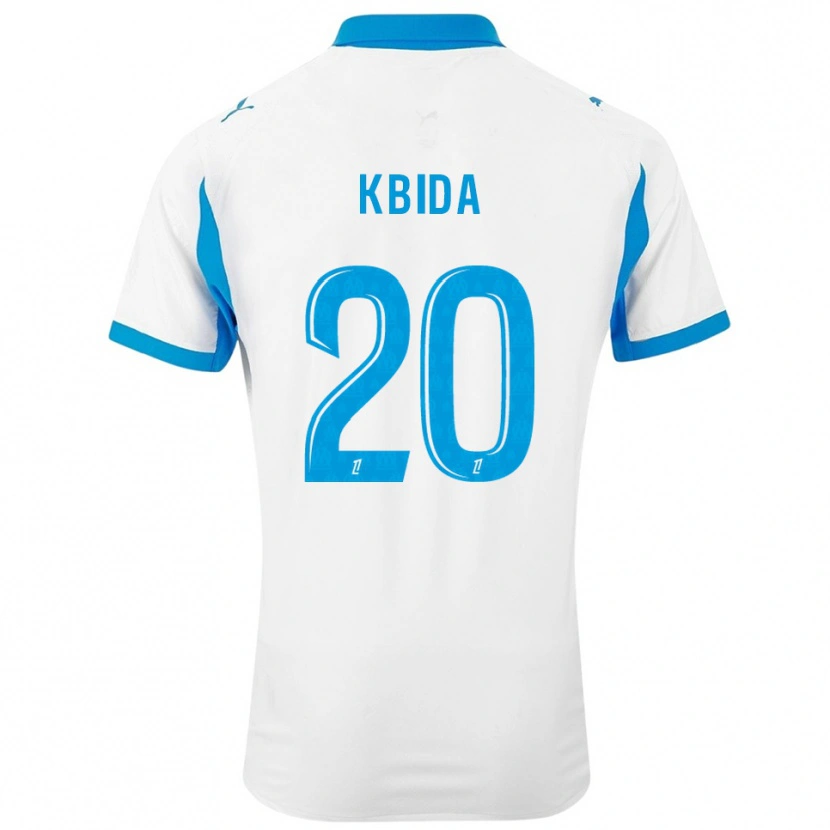 DanxenメンズInes Kbida#20白空色ホームシャツ2025/26ジャージーユニフォーム