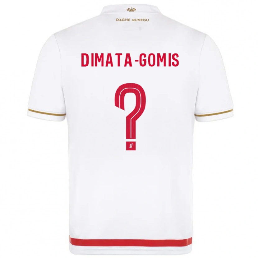 DanxenメンズKamron Dimata-Gomis#0赤白ホームシャツ2025/26ジャージーユニフォーム