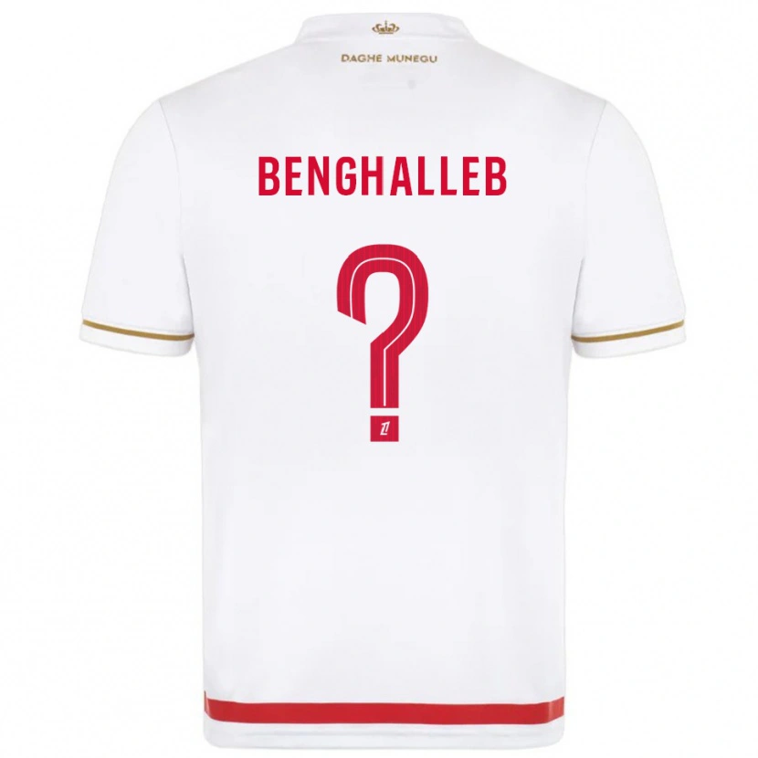 DanxenメンズAdam Benghalleb#0赤白ホームシャツ2025/26ジャージーユニフォーム