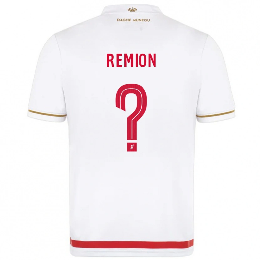 DanxenメンズNathanaël Remion#0赤白ホームシャツ2025/26ジャージーユニフォーム