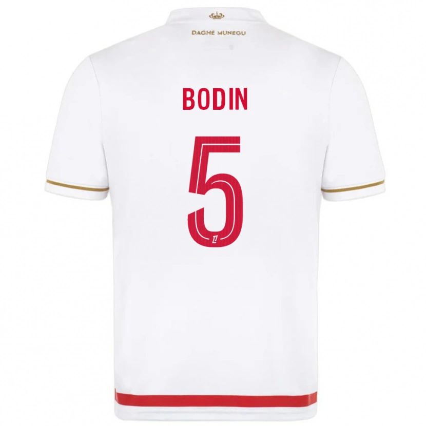 DanxenメンズHugo Bodin#5赤白ホームシャツ2025/26ジャージーユニフォーム