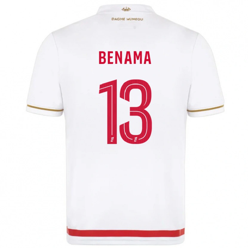 DanxenメンズMayssam Benama#13赤白ホームシャツ2025/26ジャージーユニフォーム