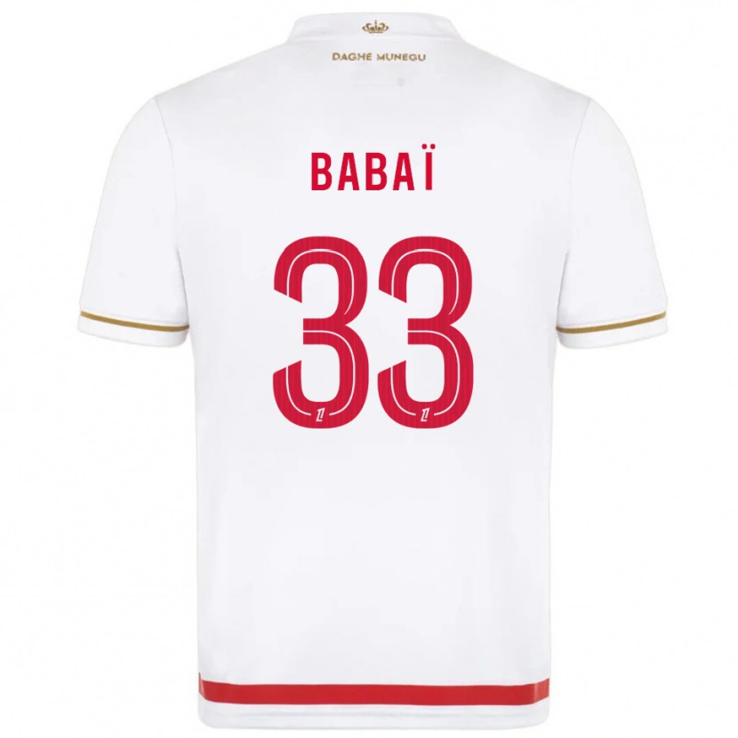 DanxenメンズNazim Babaï#33赤白ホームシャツ2025/26ジャージーユニフォーム