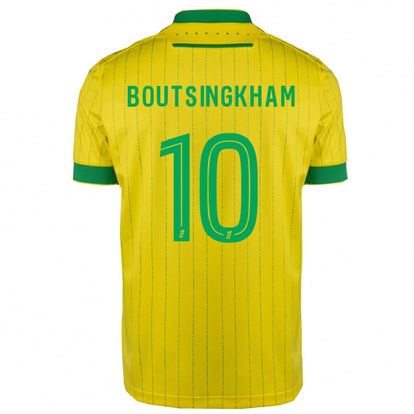 DanxenメンズHugo Boutsingkham#10黄緑ホームシャツ2025/26ジャージーユニフォーム