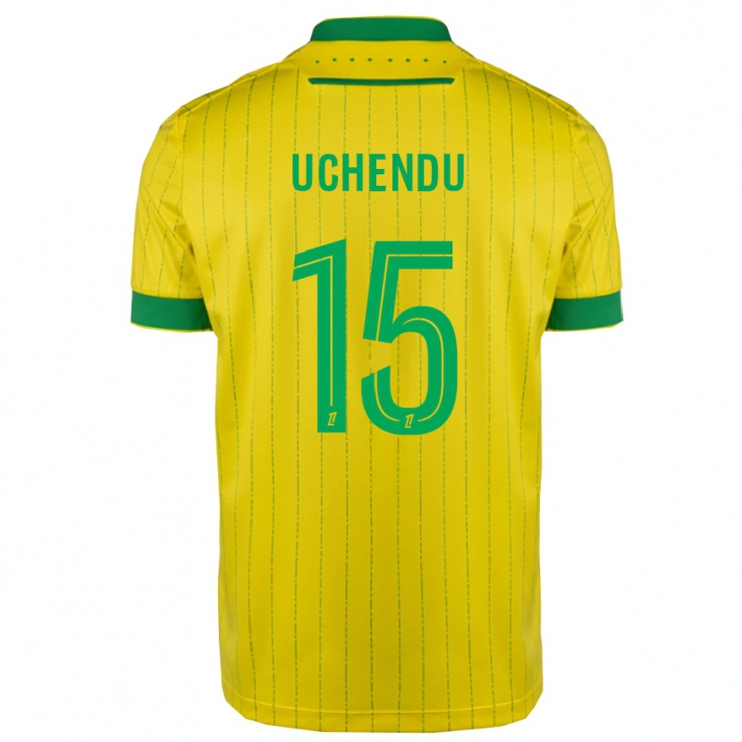 DanxenメンズChinaza Uchendu#15黄緑ホームシャツ2025/26ジャージーユニフォーム