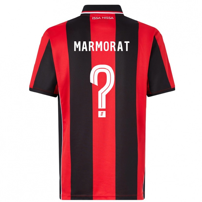 DanxenメンズMathéo Marmorat#0赤黒ホームシャツ2025/26ジャージーユニフォーム