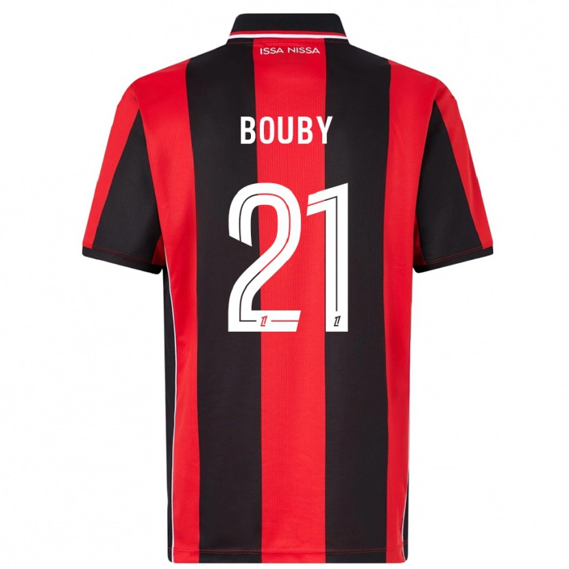 DanxenメンズColine Bouby#21赤黒ホームシャツ2025/26ジャージーユニフォーム
