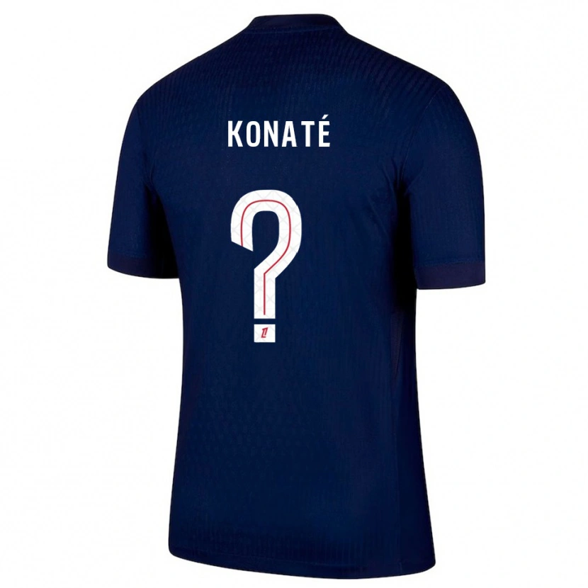 DanxenメンズSeydou Konaté#0紺赤ホームシャツ2025/26ジャージーユニフォーム