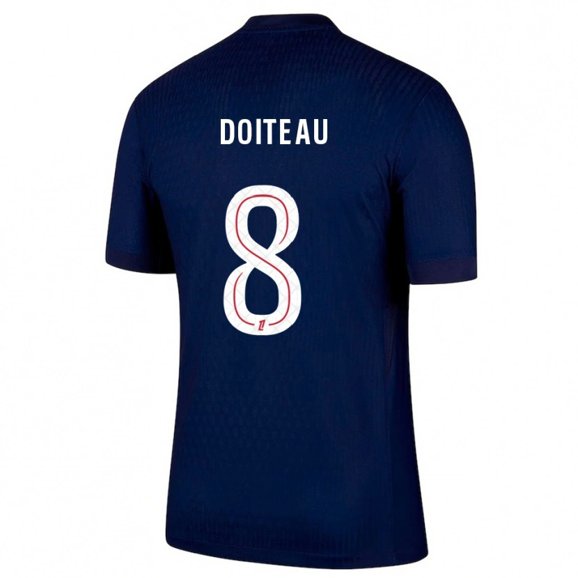 DanxenメンズBenoit Doiteau#8紺赤ホームシャツ2025/26ジャージーユニフォーム