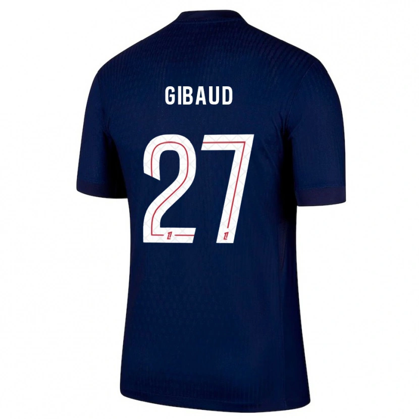 DanxenメンズPierre Gibaud#27紺赤ホームシャツ2025/26ジャージーユニフォーム