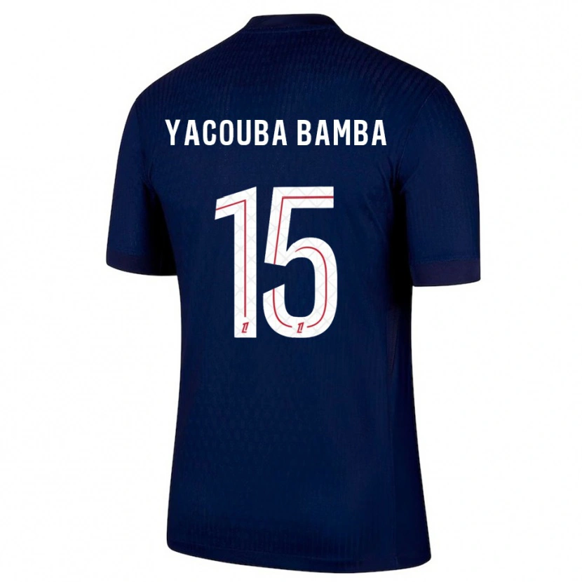 DanxenメンズBen Yacouba Bamba#15紺赤ホームシャツ2025/26ジャージーユニフォーム