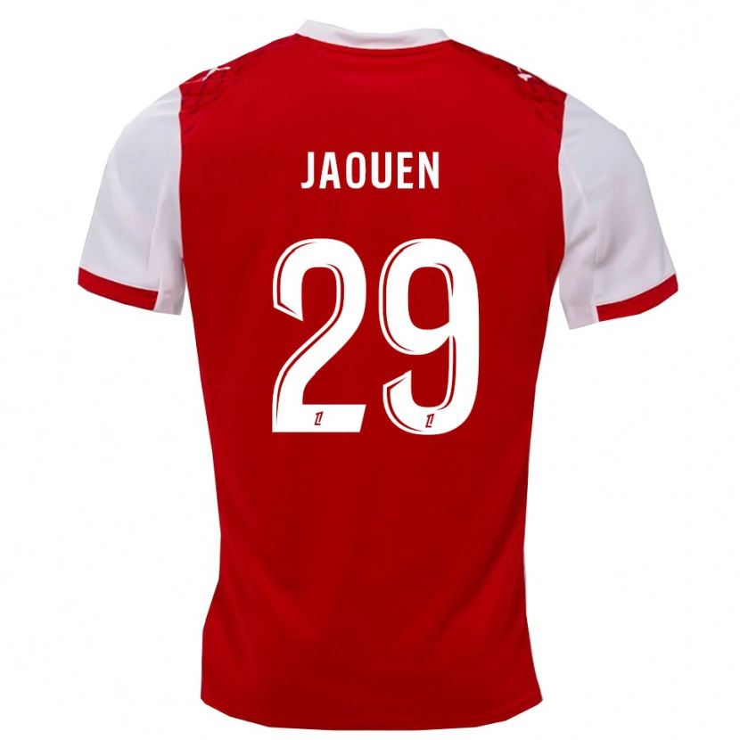 DanxenメンズEwen Jaouen#29赤白ホームシャツ2025/26ジャージーユニフォーム