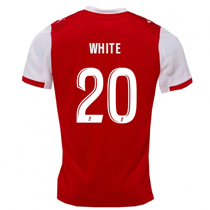 DanxenメンズMorgan White#20赤白ホームシャツ2025/26ジャージーユニフォーム